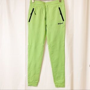 ECHT Ladies Tapered Green Joggers Medium